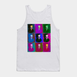 Edgar Allan Poe Pop Art Tank Top